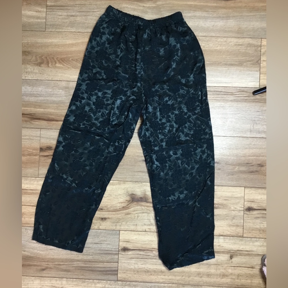 Vintage dark romantic Victorian gothic pajama bottoms